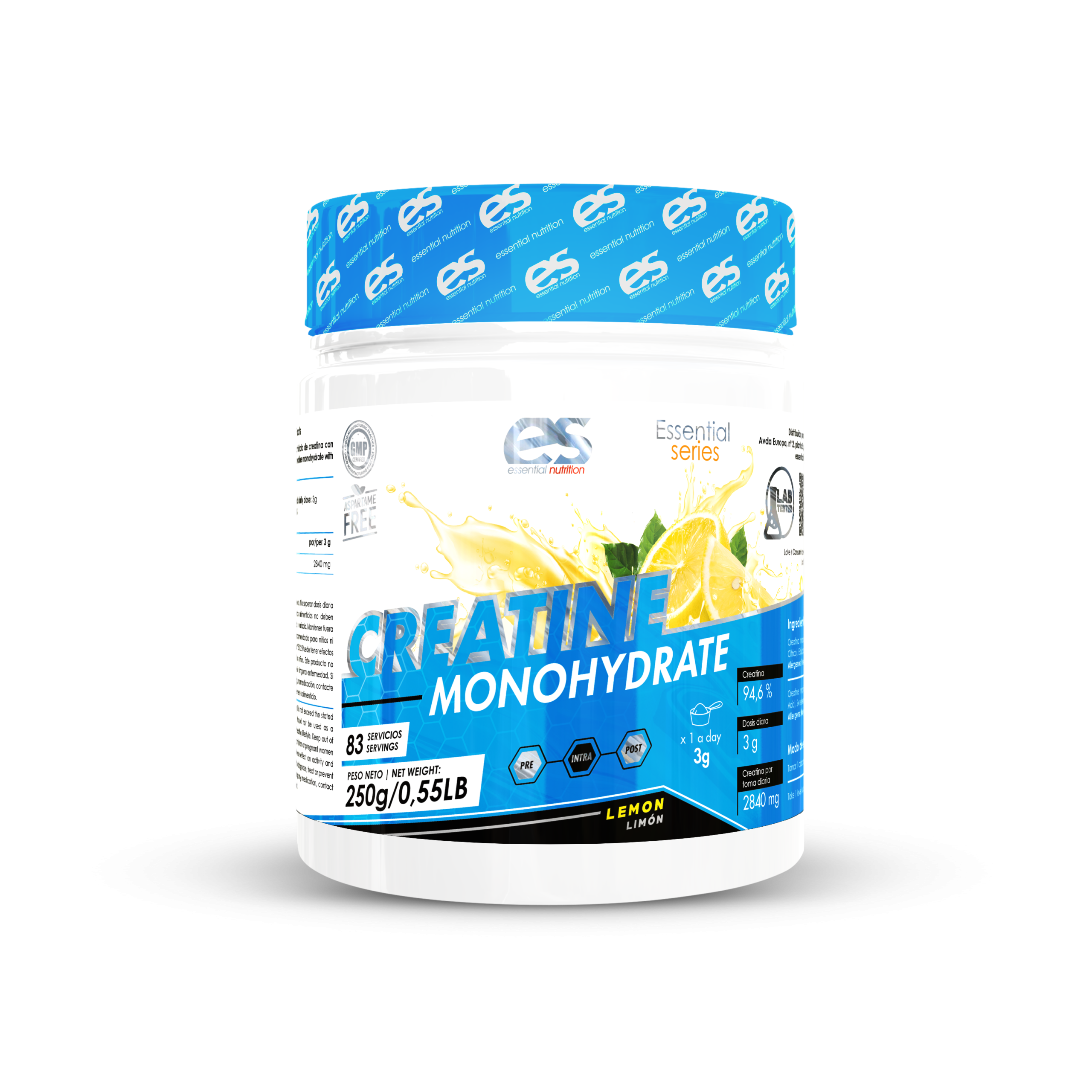 CREATINA MONOHIDRATO ESSENTIAL NUTRITION