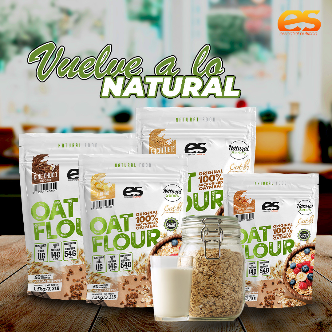 HARINA DE AVENA 100% 1,5 kg